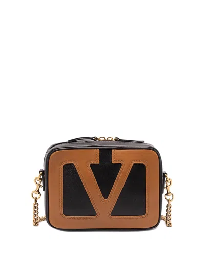 Valentino Garavani Viva Superstar Leather Crossbody Bag In Multi