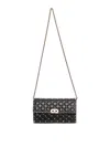 Valentino Garavani Rockstud Spike Nappa Leather Crossbody Clutch Bag Woman Black Uni In Black
