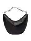 Valentino Vlogo Moon Zip-up Maxi Shoulder Bag In Black
