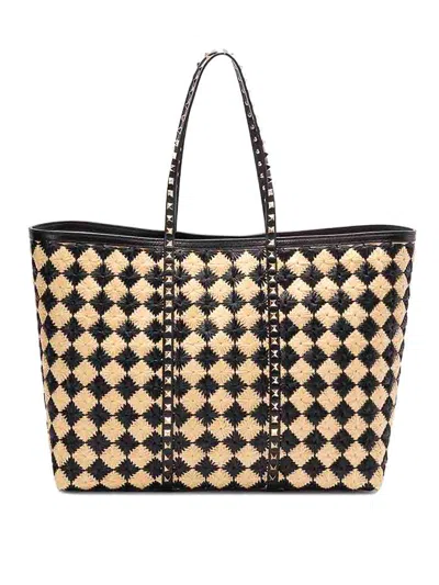 Valentino Garavani Bolsa Bandolera In Nude & Neutrals