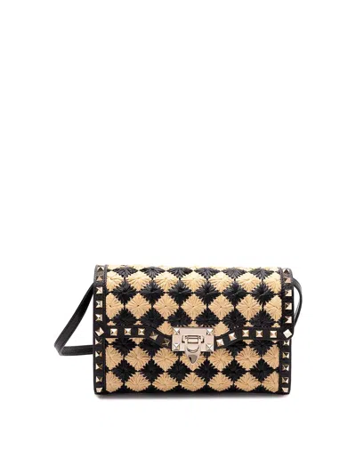 Valentino Garavani Bolsa Bandolera In Nude & Neutrals