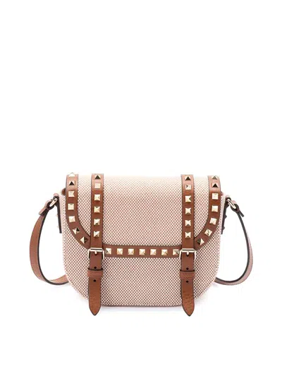 VALENTINO GARAVANI `ROCKSTUD` SMALL MESSENGER BAG
