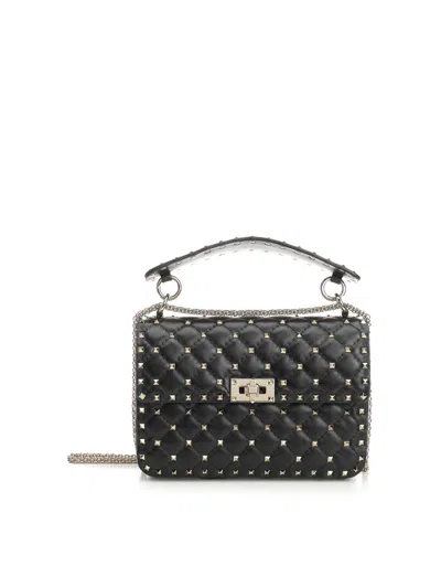 Valentino Garavani Medium Chain Bag In Black
