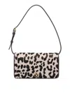 Valentino Printed Calf Hair Mini Vlogo Signature Shoulder Bag In Animal Print