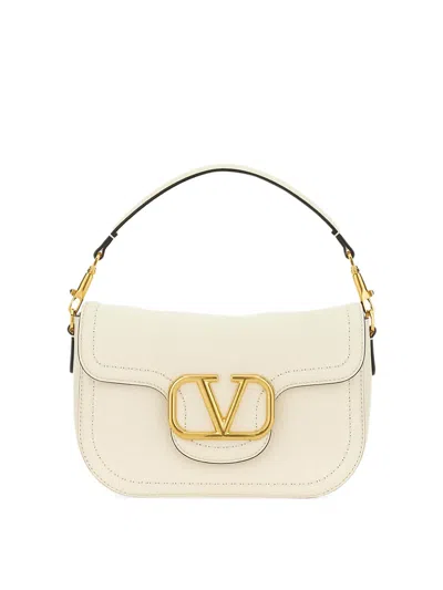 Valentino Garavani Shoulder Bag With Logo In White