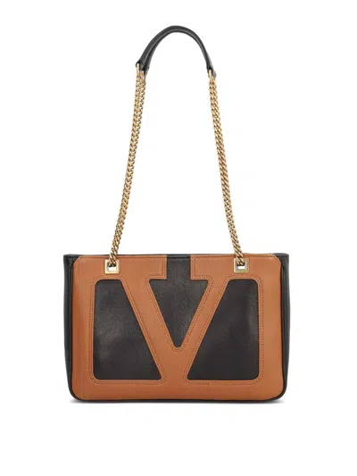 Valentino Garavani Viva Superstar Leather Shoulder Bag In Multi