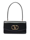 Valentino Vain Bag With Handle In Leather In Black