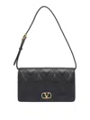 Valentino Quiltie 67 Mini Shoulder Bag In Quilted Nappa In Black