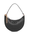 Valentino Mini Hobo Bag In Black