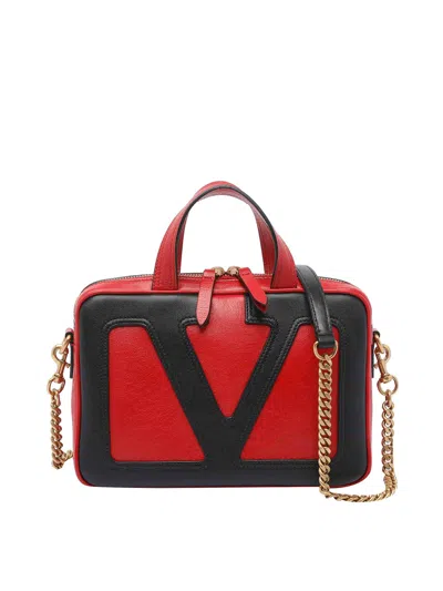 Valentino Garavani Viva Superstar Pouch In Red