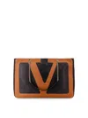 Valentino Black Nappa Leather Large Viva Superstar Shopping Bag