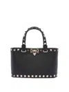 Valentino Rockstud Mini Tote Bag With Chain Strap