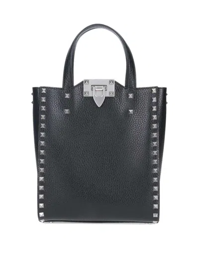 Valentino Garavani Tote Bag In Black