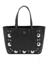 Valentino Nellcote Shopper Medium Studded Detailing In Black