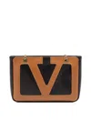 Valentino Garavani `viva Superstar` Small Tote In Black