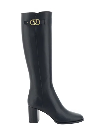 Valentino Garavani Boots In Nero