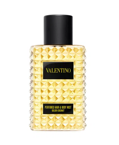 Valentino Born In Roma Golden Coconut Hair And Body Mist, 3.3 Oz. In Transparent