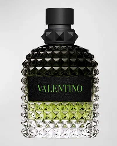 Valentino Born In Roma Uomo Green Stravaganza Eau De Toilette, 3.3 Oz. In White