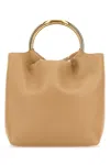 Valentino Women's Beige Leather Bucket Bag