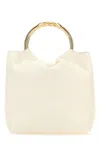 Valentino Women's Ivory Leather Bucket Bag