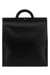Valentino Adjustable Calfskin Tote Bag With Detachable Strap