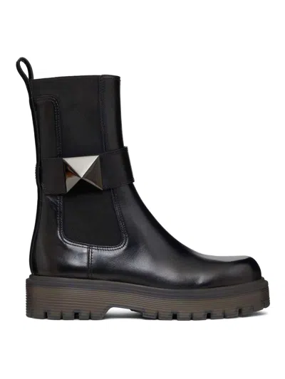 VALENTINO GARAVANI BOTINES - NEGRO