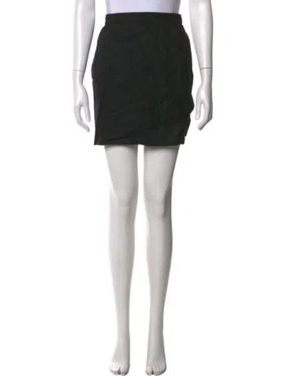 Pre-owned Valentino Bow Accents Mini Skirt In Black