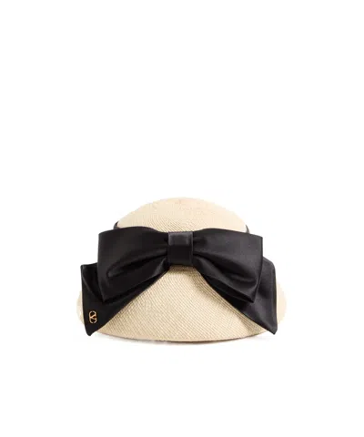 Valentino Garavani Bow Bucket Hat In Black