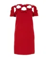 Valentino Bow Cut-out Minidress In Red