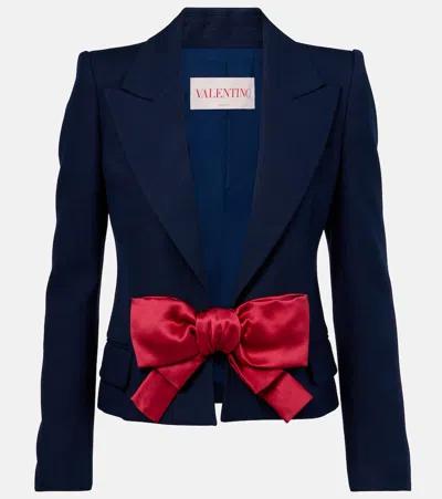 VALENTINO BOW-DETAIL BLAZER