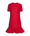 Valentino Kurzes Crepe Couture Kleid Frau Rot 38 In Red