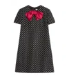 Valentino Women's Dotted Mini Dress In Black