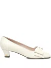 Valentino Garavani Valentino Pointed Toe Pumps With Charming Bow Detail In White