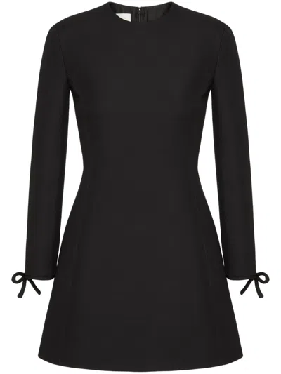 VALENTINO BOW-DETAIL SHORT DRESS