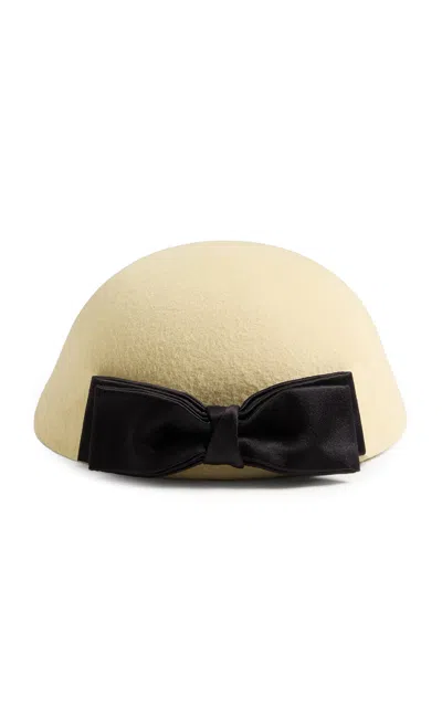 Valentino Garavani Bow-detailed Felt Beret