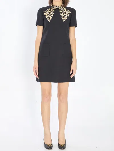 VALENTINO BOW DRESS IN COUTURE CREPE