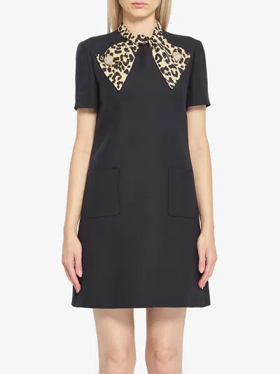 VALENTINO BOW DRESS IN COUTURE CREPE