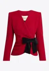 Valentino Wool Jacket In Red
