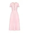Valentino Midikleid Aus Crepe Couture Mit Stickerei Frau Comfit 50 In Multi