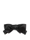 Valentino Vlogo Signature Bow Silk Hair Clip In Black