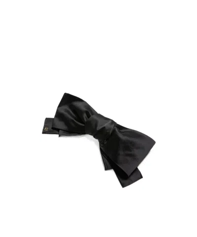 Valentino Garavani Bow Hairpin In Black