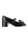 Valentino Bowjane Patent Leather Mary Jane Pumps In Black