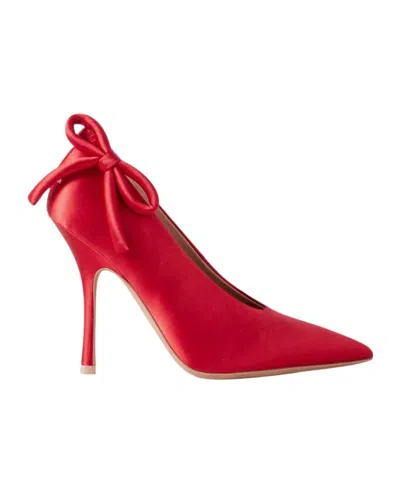 Valentino Garavani Bow High Heels In Red