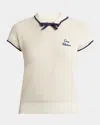 Valentino Cotton Tops. In Neutral