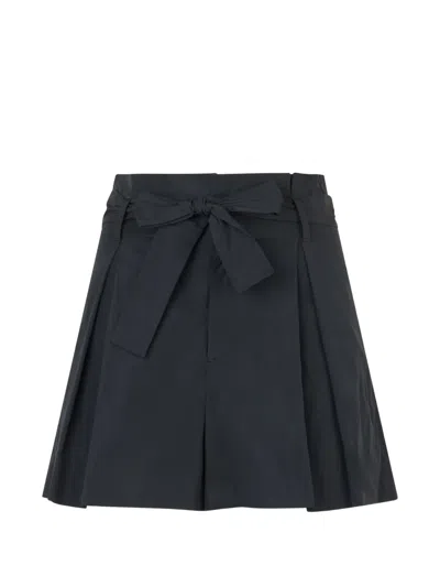 Valentino Bow Shorts In Blue