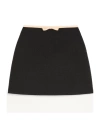 Valentino Bow Skirt In Black