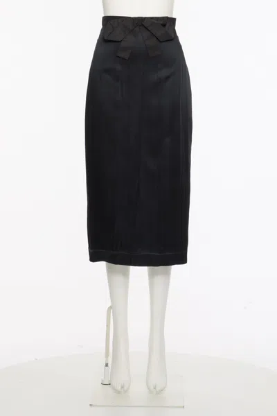 Valentino Bow Skirt In Blue