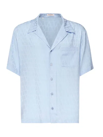 Valentino Bowling Shirt With Toile Iconographe Motif