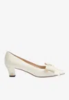 Valentino Bowow Pumps In Ivory