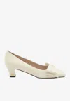 Valentino Bowow Pumps In Ivory